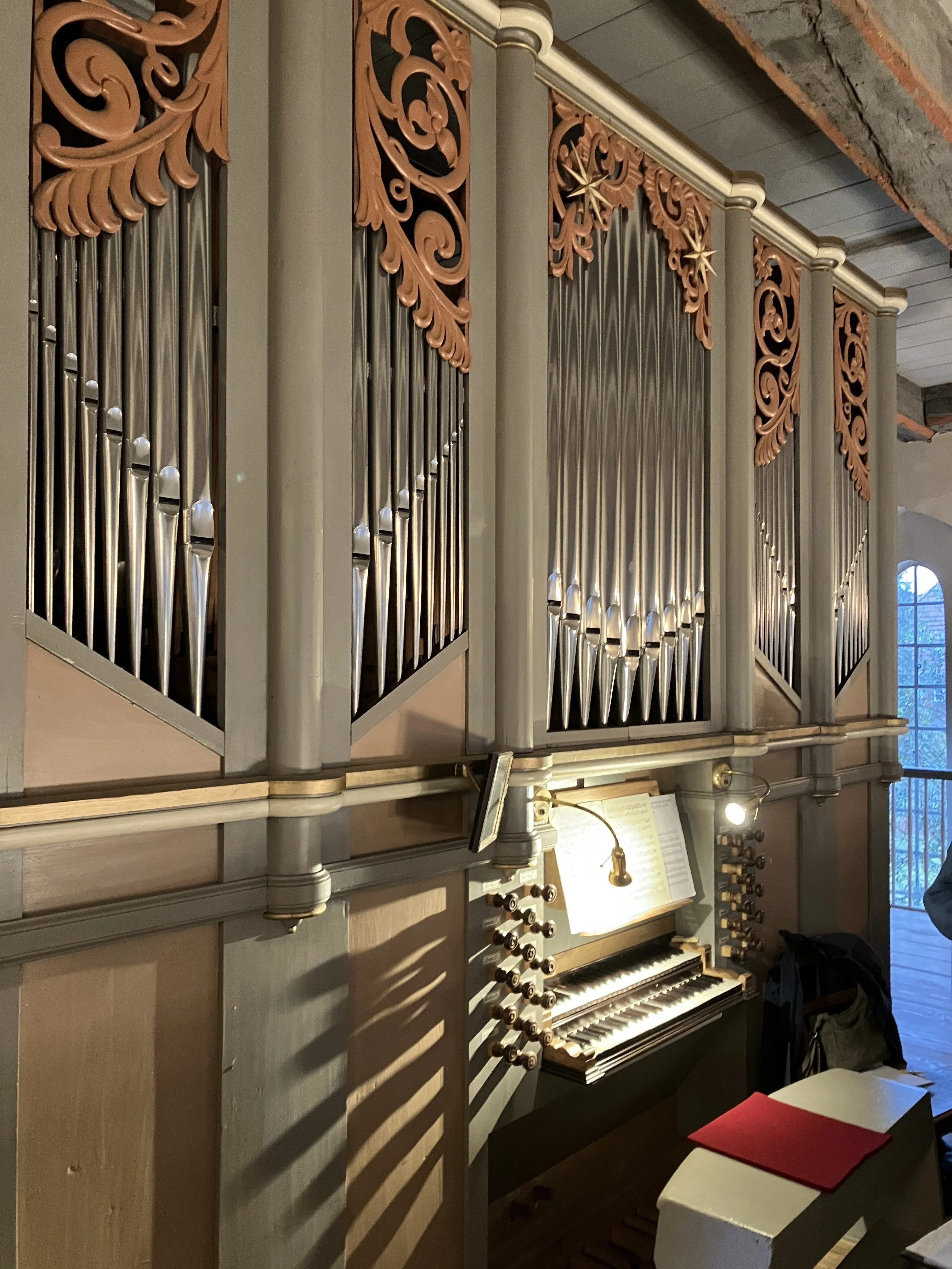 Die neue Orgel in Stapel